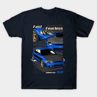 Fast and Fearless Civic EK9 T-Shirt